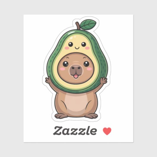 Schattigee Capybara Vinyl Stickers (Vel)