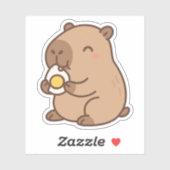 Schattigee Capybara Vinyl Stickers (Vel)