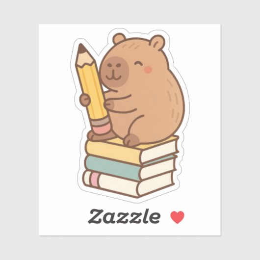 Schattigee Capybara Vinyl Stickers (Vel)