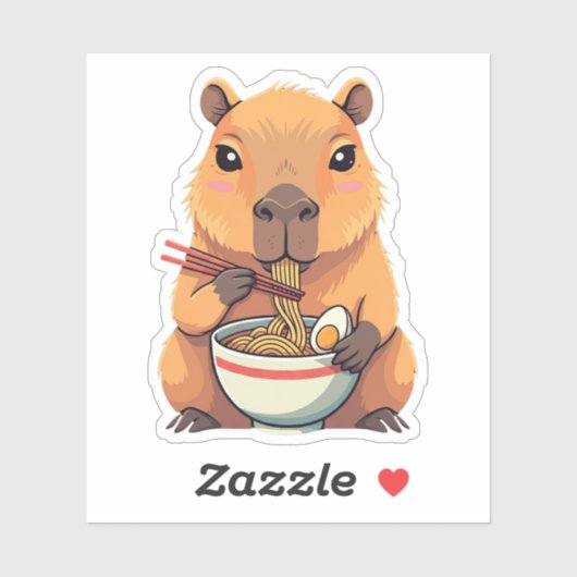 Schattigee Capybara Vinyl Stickers (Vel)