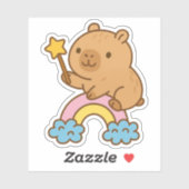 Schattigee Capybara Vinyl Stickers (Vel)