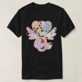 Schattigee cardcaptor Sakura kerochan silhouet roz T-shirt (Design voorkant)