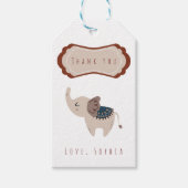 Schattigee Carnaval Dierenverjaardag Cadeaulabel (Voorkant)