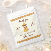 Schattigee carrousel genderneutraal baby shower bedankzakje (Geknipt)