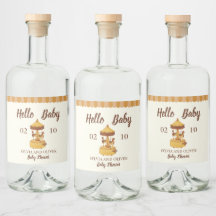 Schattigee carrousel genderneutraal baby shower