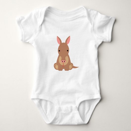 Schattigee Cartoon Aardvark Gift Romper (Voorkant)