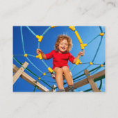 Schattigee Cartoon Alligator Kleurrijke Kind Profi Contactkaartje (Achterkant)