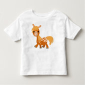 Schattigee Cartoon Appaloosa Pony kinderen T-shirt (Voorkant)