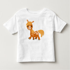 Schattigee Cartoon Appaloosa Pony kinderen T-shirt