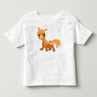 Schattigee Cartoon Appaloosa Pony kinderen T-shirt