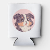 Schattigee cartoon Australische herdershond Kawaii Blikjeskoeler (Voorkant)