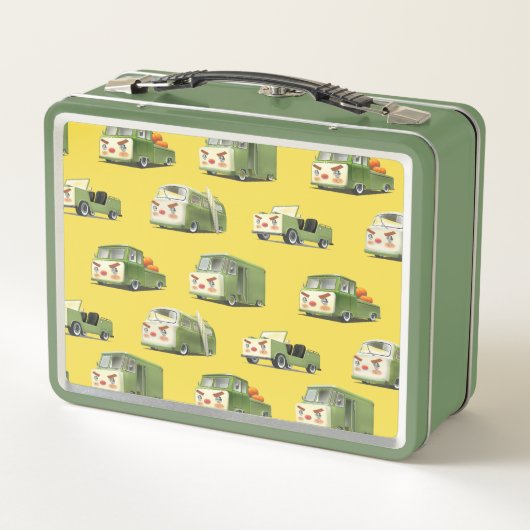 Schattigee Cartoon auto's opstelling (Achterkant)