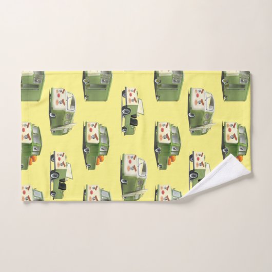 Schattigee Cartoon auto's opstelling Handdoek (Handdoek)