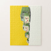 Schattigee Cartoon auto's opstelling Legpuzzel (Verticaal)