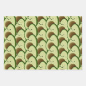 Schattigee Cartoon avocado decoratief Inpakpapier Vel (Voorkant 2)