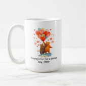 Schattigee cartoon Beary Love Hearts Dagelijkse Va Koffiemok (Links)