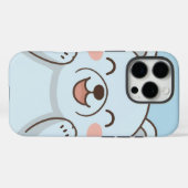 Schattigee Cartoon Beer Telefoonhoesje – Vrolijk G Case-Mate iPhone Case (Achterkant (horizontaal))