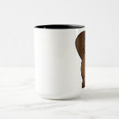 Schattigee Cartoon Bever Funny Woodland Animal Mok (Midden)