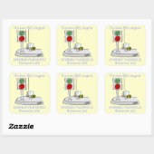 Schattigee Cartoon bij Dit boek hoort bij Labels F (Vel)