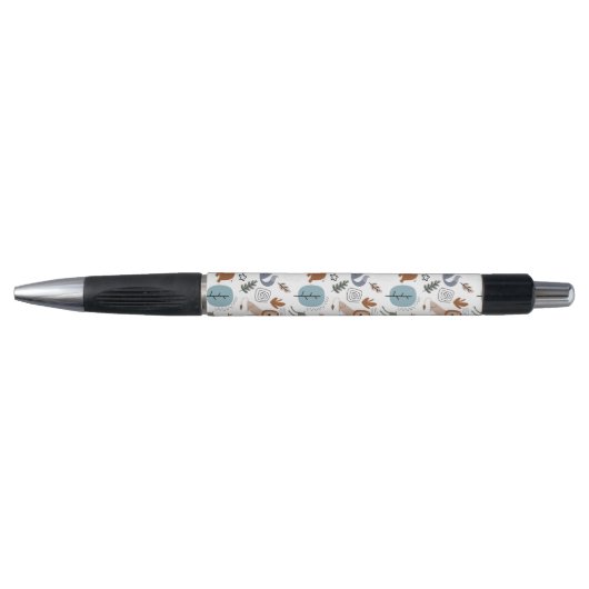 Schattigee cartoon bosdieren patroon monogram pen (Voorkant)