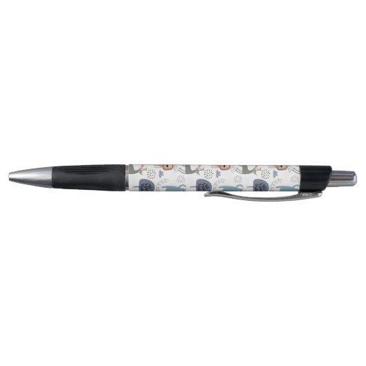 Schattigee cartoon bosdieren patroon monogram pen (Bodem)
