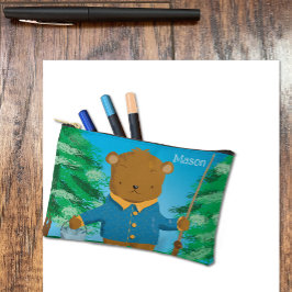 Schattigee Cartoon Bruin Beer Kind Pencil Pouch Etui