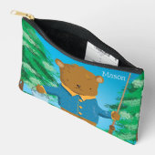 Schattigee Cartoon Bruin Beer Kind Pencil Pouch Etui (Open)