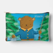 Schattigee Cartoon Bruin Beer Kind Pencil Pouch Etui (Voorkant)