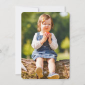 Schattigee Cartoon Bruin Beer Kind Verjaardagsfees Kaart (Achterkant)