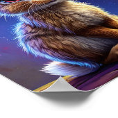 Schattigee Cartoon Bunny Poster (Hoek)