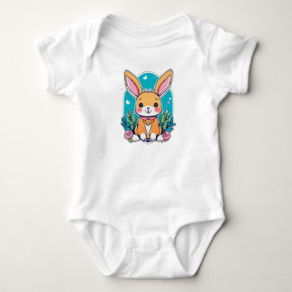 Schattigee Cartoon Bunny Romper