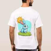 Schattigee Cartoon Bunny T-shirt (Achterkant)