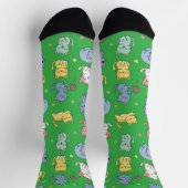 Schattigee Cartoon Cat Pattern Crew Sokken (Top)