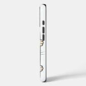 Schattigee Cartoon Cat Peek iPhone 16 Hoesje – Spe (Achterkant / Links)