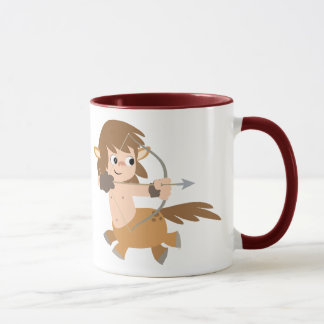 Schattigee Cartoon Centaur Boogschuttersring Mok
