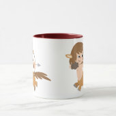 Schattigee Cartoon Centaur Boogschuttersring Mok (Midden)