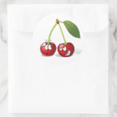 Schattigee Cartoon Cherry Fruit Sticker (Tas)