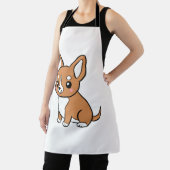 Schattigee cartoon chihuahua schort (Insitu)