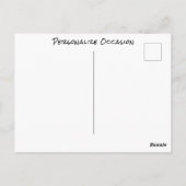 Schattigee Cartoon Dieren Speciale levering bij el Briefkaart (Achterkant)