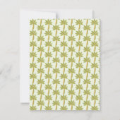 Schattigee Cartoon dinosaurus Baby shower Bedankkaart (Achterkant)