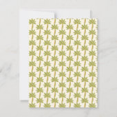 Schattigee Cartoon dinosaurus Baby shower Bedankkaart (Achterkant)