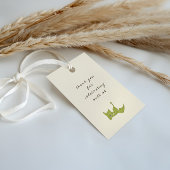 Schattigee Cartoon dinosaurus Baby shower Cadeaulabel