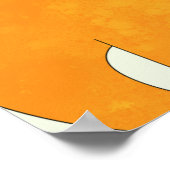 Schattigee Cartoon dinosaurus Baby shower Poster (Hoek)