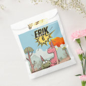 Schattigee Cartoon dinosaurus verjaardag Bedankzakje (Gezegeld)