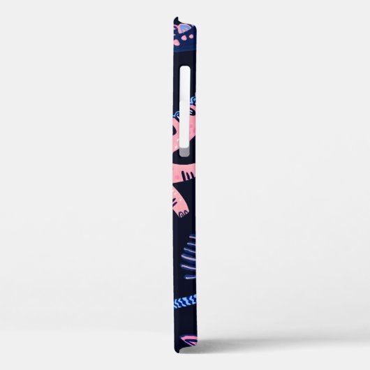 Schattigee cartoon dinosaurussen patroon. Case-Mate iPhone case (Achterkant / Links)