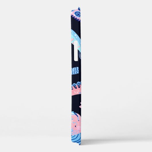 Schattigee cartoon dinosaurussen patroon. Case-Mate iPhone case (Achterkant / Rechts)