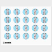 Schattigee Cartoon Dog Chinese Crested Sticker (Vel)