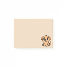 Schattigee Cartoon Dog Post-It Notes