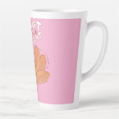 Schattigee Cartoon Dog Quote Latte Mok (Rechts)