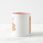 Schattigee Cartoon Dog Quote Mok (Midden)